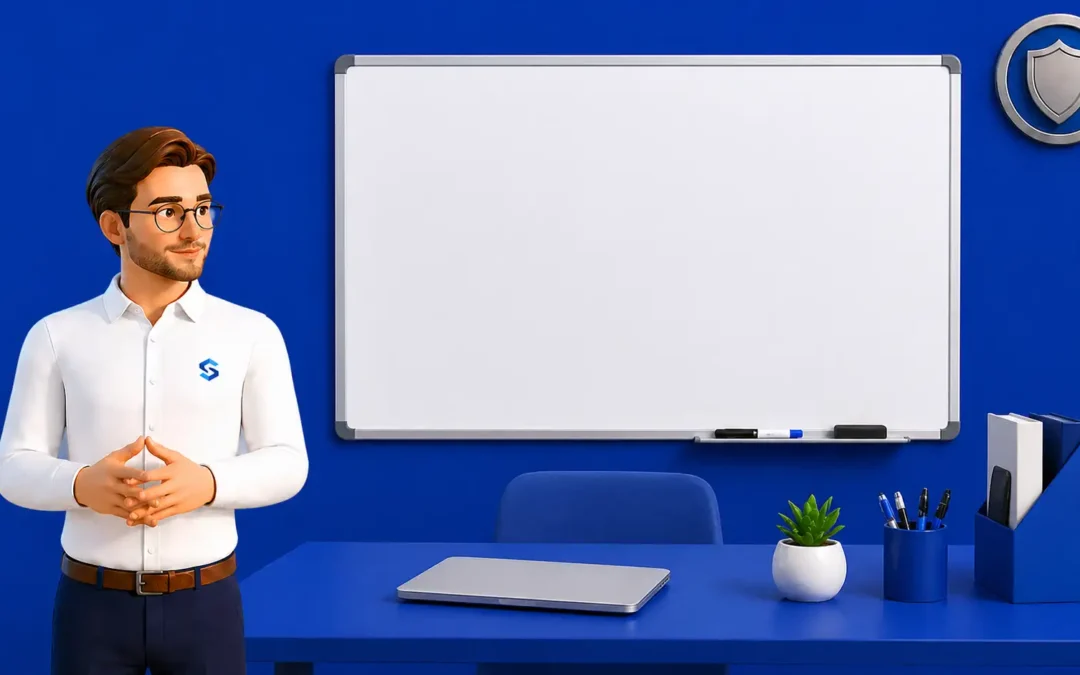 Clean Desk & Whiteboard