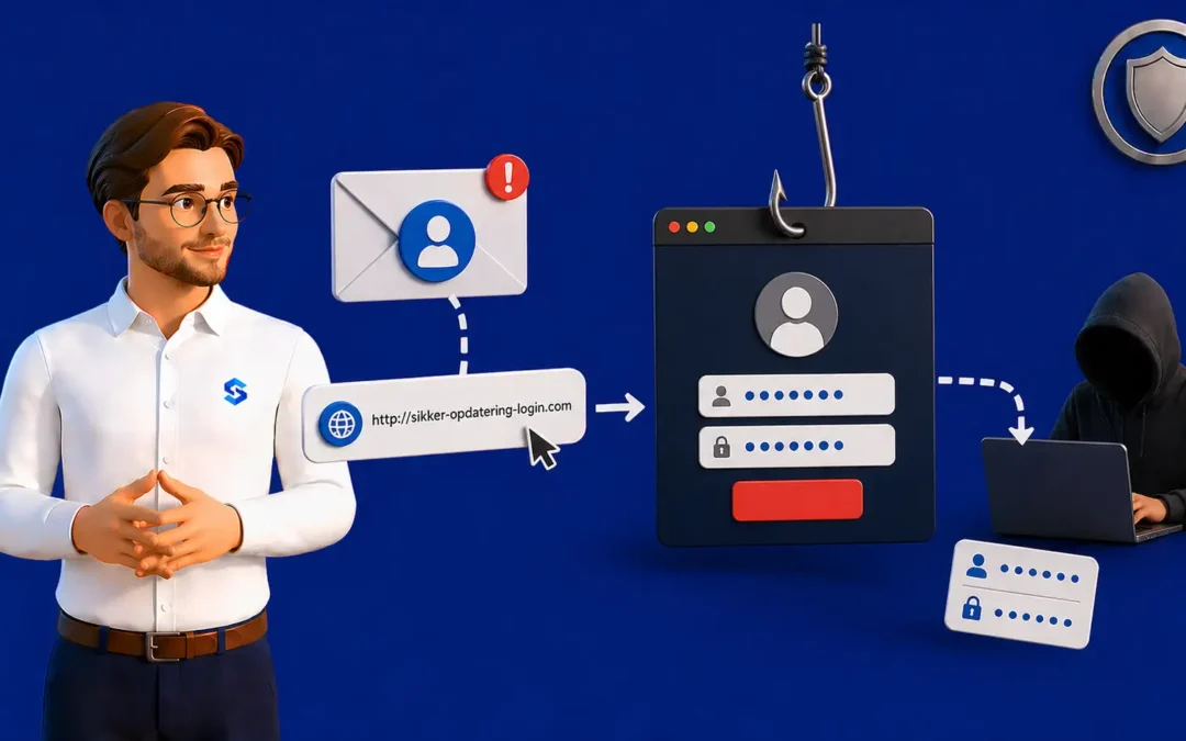 Malicious links og falske loginsider
