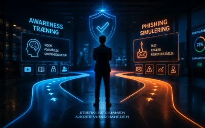 Forskel på awareness træning og phishing simulering: Vælg den rette sikkerhedspartner